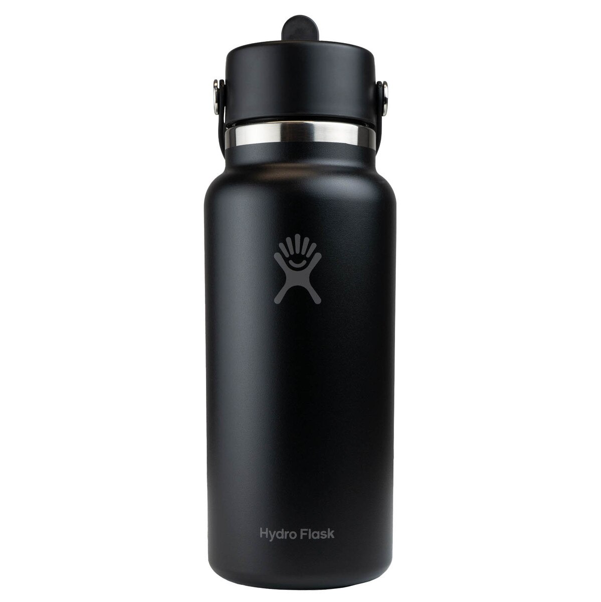 U-State Straw Cap Hydro Flask - 32 Oz. Black
